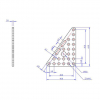 Треугольная пластина из анодированного алюминия Triangle Plate 6*8 (Pair) - «globural.ru» - Пермь