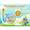Стенд "Календарь погоды" 1х0,74 - «globural.ru» - Пермь