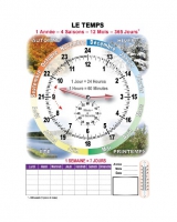 Le temps. Учебно наглядные пособия по французскому языку - «globural.ru» - Пермь