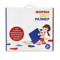 Подвижная развивающая игра "Форма, цвет, размер" - «globural.ru» - Пермь