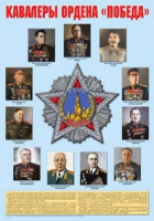 Плакат "Кавалеры ордена «Победа»" - «globural.ru» - Пермь
