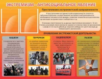 Стенд "Экстремизм-антисоциальное явление" - «globural.ru» - Пермь