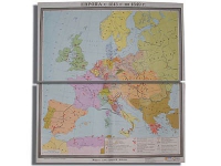 Учебная карта "Европа с 1815 - 1849 г.г." 1180*1070 мм (матовое, 2-стороннее лам.) - «globural.ru» - Пермь