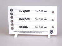Прибор для демонстрации зависимости сопротивления проводника от его длины, сечения и материала - «globural.ru» - Пермь