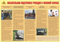 Плакат "Обязательная подготовка граждан к военной службе" - «globural.ru» - Пермь