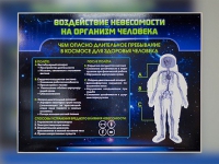 Стенд "Воздействие невесомости на организм человека" - «globural.ru» - Пермь
