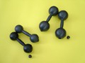 Гантели пластмассовые 0.8 кг с наполнителем - «globural.ru» - Пермь
