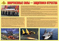 Плакат "Вооруженные Силы – защитники Отечества" - «globural.ru» - Пермь