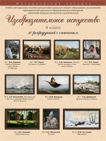 Набор репродукций "Изобразительное искусство" 4 класс (10 репродукций) - «globural.ru» - Пермь