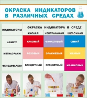 Стенд "Окраска индикаторов в различных средах" - «globural.ru» - Пермь
