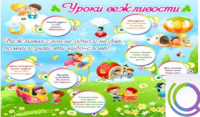 Стенд "Уроки вежливости" - «globural.ru» - Пермь