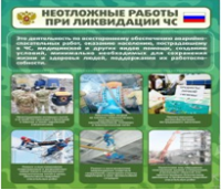 Стенд "Неотложные работы при ликвидации ЧС" - «globural.ru» - Пермь