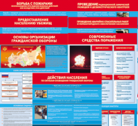 Комплект таблиц Основы гражданской обороны МЧС РФ (13 штук)	 - «globural.ru» - Пермь