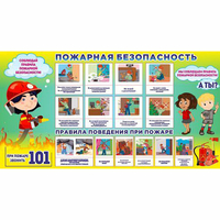 Стенд "Пожарная безопасность" 1.5х0.8 - «globural.ru» - Пермь
