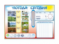 Стенд-уголок маркерный "Погода сегодня" - «globural.ru» - Пермь