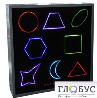 Интерактивная панель "Цветные фигуры-8" (вариант 3) - «globural.ru» - Пермь