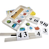 Счетная лесенка (ламинированная, с магнит. креплением) - «globural.ru» - Пермь