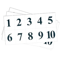 Набор цифр от 1 до 10 (для начальной школы) - «globural.ru» - Пермь
