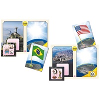 Настольно-печатная игра "Флаги стран мира 2. Азия, Африка, Австралия, Америка" - «globural.ru» - Пермь