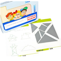 Игровой набор "Танграм" (с комплектом карточек) - «globural.ru» - Пермь