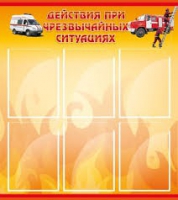 Стенд "Действия при ЧС" - «globural.ru» - Пермь