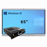 Интерактивная панель 65" (встроенный ПК Win10, Intel i5) - «globural.ru» - Пермь