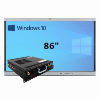 Интерактивная панель 86" (встроенный ПК Win10, Intel i5) - «globural.ru» - Пермь