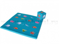 Игровой детский мат «Море» с кубиком (ВИК) - «globural.ru» - Пермь