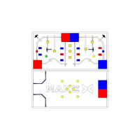 Соревновательное поле с элементами MakeX 2019 City Guardian Arena Expansion Kit for Blue Planet - «globural.ru» - Пермь
