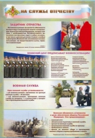 Стенд "На службе Отечеству" (вариант 1) - «globural.ru» - Пермь