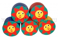 Пуфик «Солнышко» d=60*30см (ВИК) - «globural.ru» - Пермь