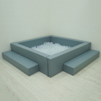 Сухой бассейн с шариками и RGB-подсветкой 190х190 см - «globural.ru» - Пермь