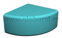 Угловой пуфик 60*60*32см (ВИК) - «globural.ru» - Пермь