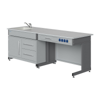 Стол демонстрационный (с раковиной, подводкой и отведением воды, сантехникой, электрическими розетками, автоматами аварийного отключения тока) - «globural.ru» - Пермь