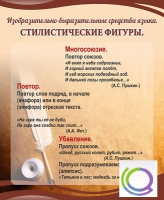 Стенд "Стилистические фигуры" в ассортименте - «globural.ru» - Пермь