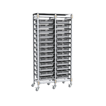 Стеллаж мобильный 2-х секционный для учебных наборов и цифровых лабораторных комплексов SenseDisc - «globural.ru» - Пермь