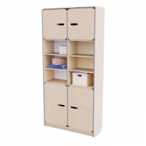 Рабочий стеллаж для воспитателя из коллекции «НЕГА» (цвет бежевый) - «globural.ru» - Пермь