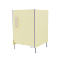 Гигиеническая кабинка из коллекции «НЕГА» (цвет желтый) - «globural.ru» - Пермь