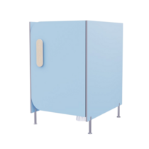 Гигиеническая кабинка из коллекции «НЕГА» (цвет голубой) - «globural.ru» - Пермь
