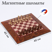 Шахматы магнитные доска и фигуры из пластика - «globural.ru» - Пермь