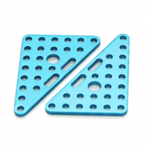 Треугольная пластина из анодированного алюминия Triangle Plate 6*8 (Pair) - «globural.ru» - Пермь