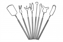 Комплект массажно-постановочных зондов МиГ на толстых ручках с накаткой Микляевой Ю. В (8 штук) - «globural.ru» - Пермь
