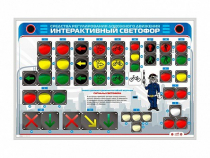 Электрифицированный светодинамический стенд "Интерактивный светофор" - «globural.ru» - Пермь