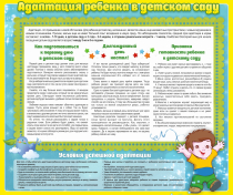 Стенд "Адаптация ребенка в детском саду" - «globural.ru» - Пермь