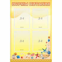 Стенд "Нормы питания" - «globural.ru» - Пермь