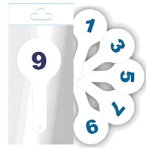 Касса-веер цифр от 0 до 9 - «globural.ru» - Пермь