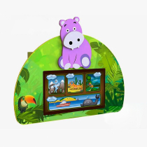 Сенсорный настенный коррекционно-развивающий комплекс "Бегемотик" - «globural.ru» - Пермь