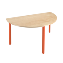 Стол детский полукруглый нерегулируемый ЛДСП - «globural.ru» - Пермь
