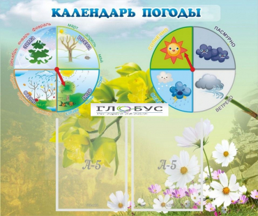 Стенд "Календарь погоды" - «globural.ru» - Пермь