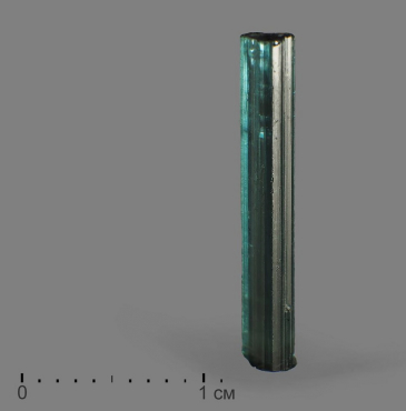 Турмалин (индиголит), кристалл - «globural.ru» - Пермь
